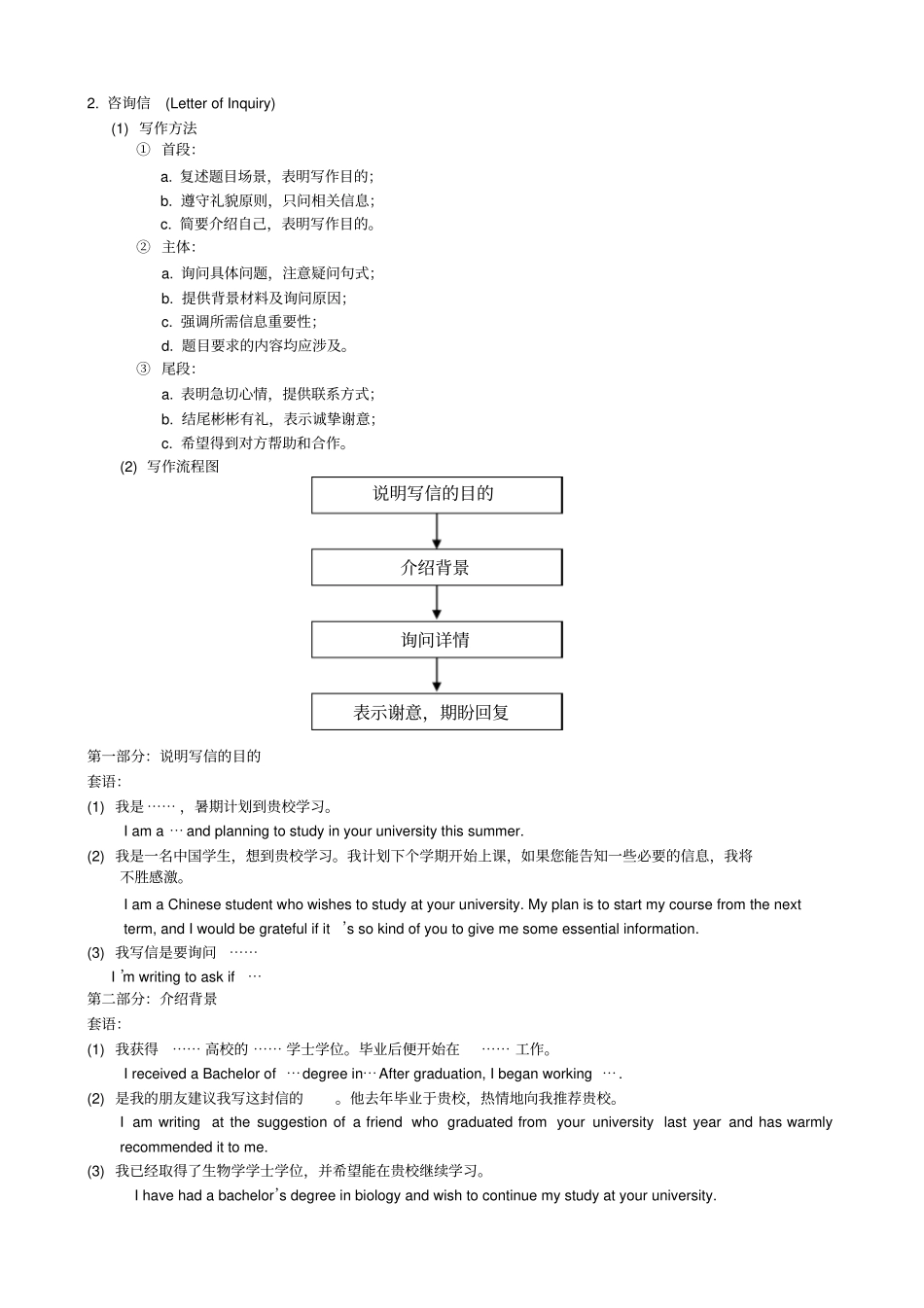 完整高中英语应用文写作_第3页