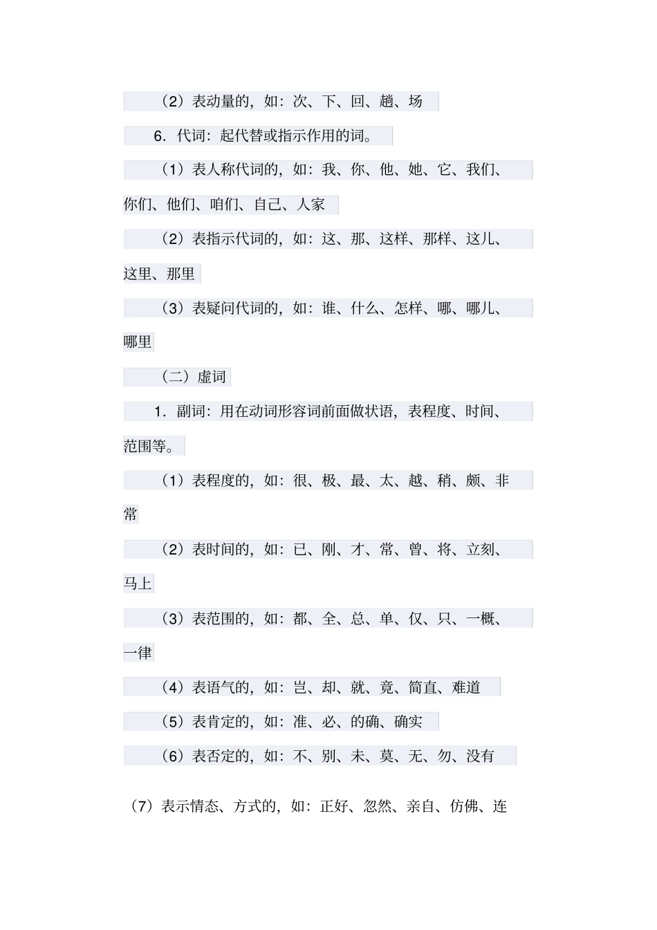 完整高中语文基础语法知识复习_第3页