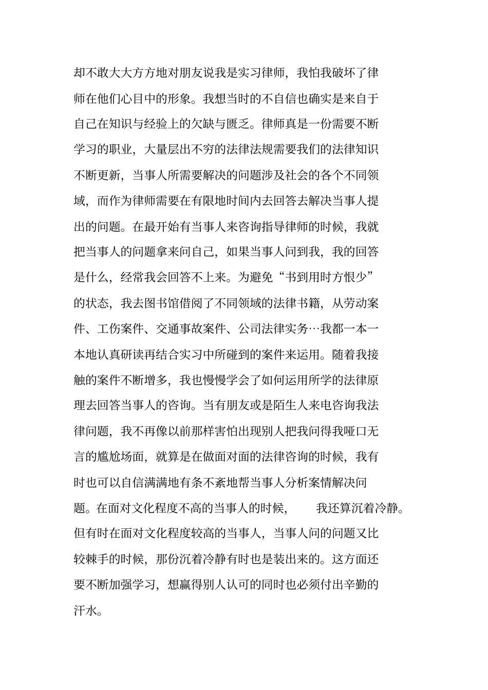 实习律师实习总结报告_第3页