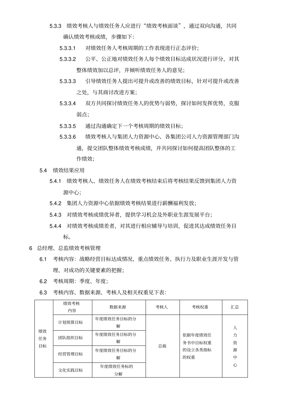 实例当代集团全面绩效考核管理制度参考_第3页
