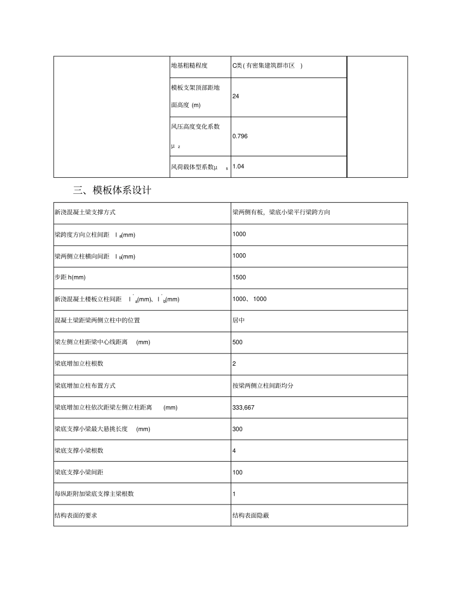 实用模板支撑体系计算书_第2页