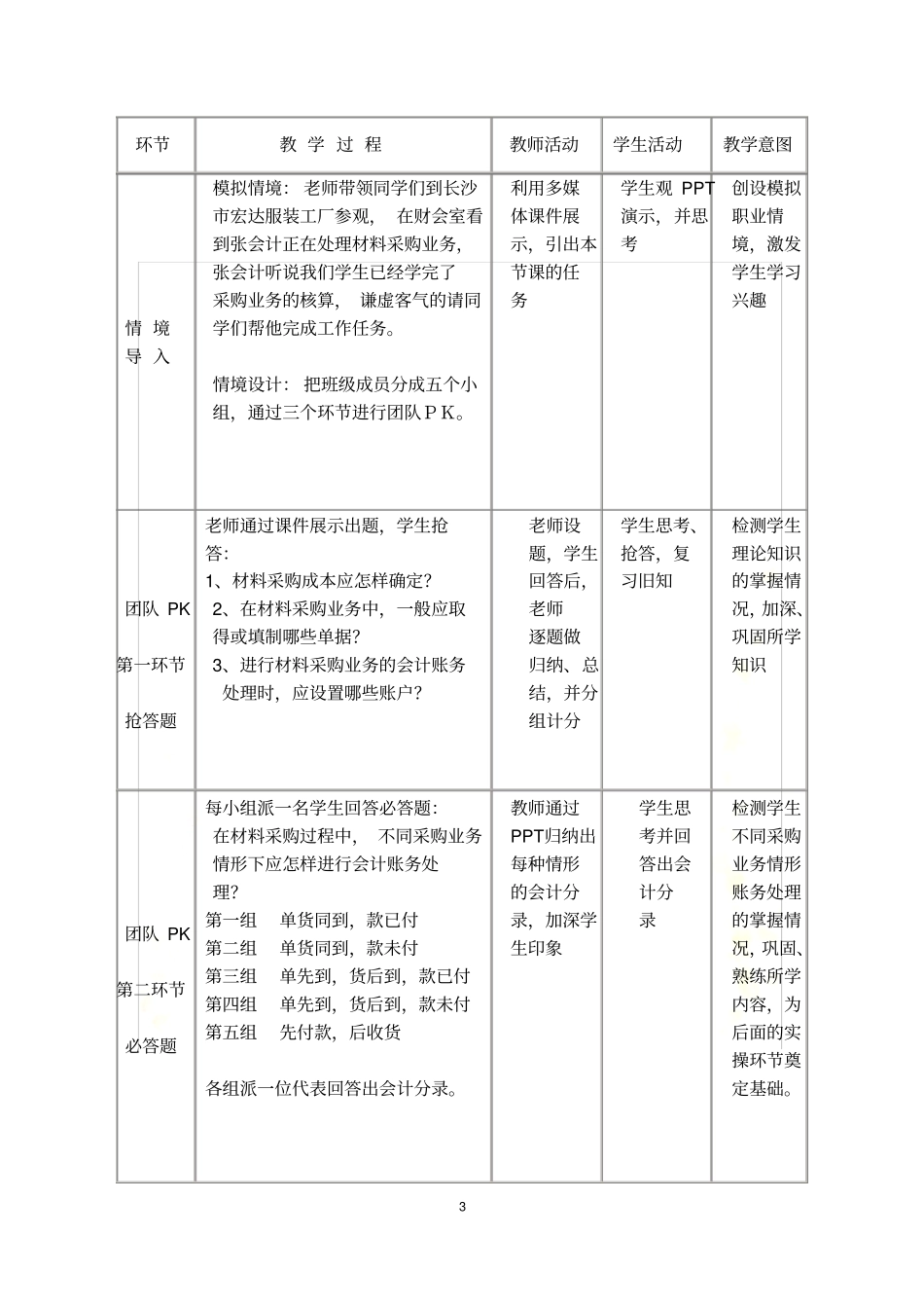 实训课教学设计记账凭证的填制_第3页