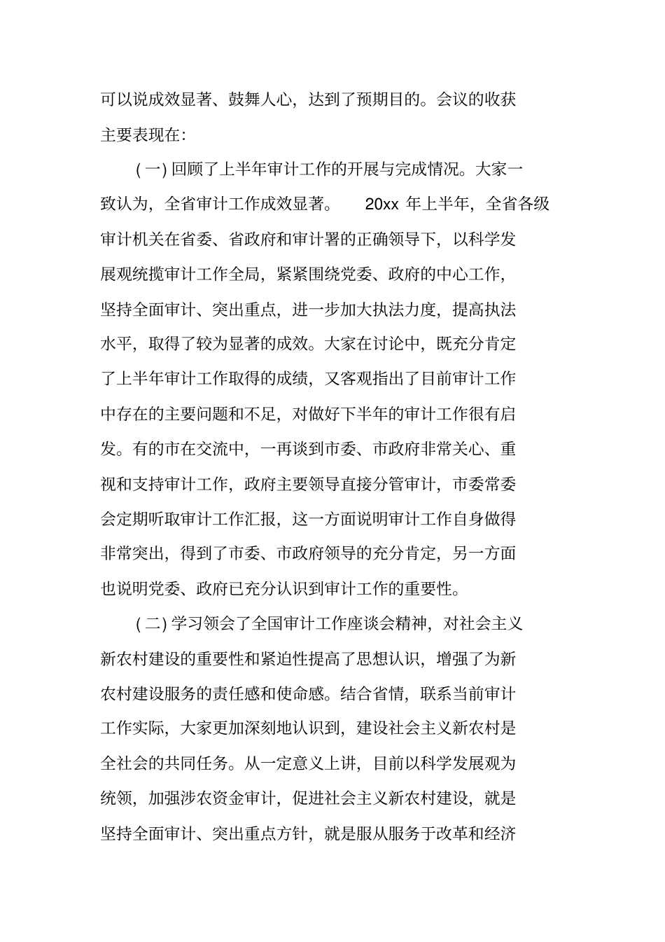 审计工作座谈会上的发言_第2页