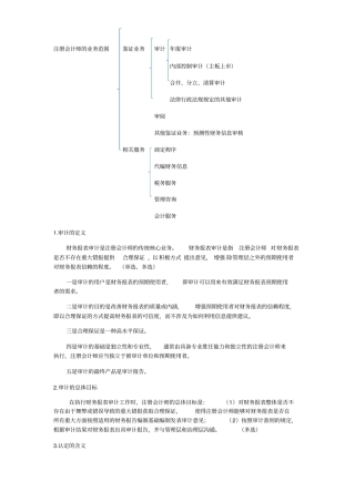审计详细知识点