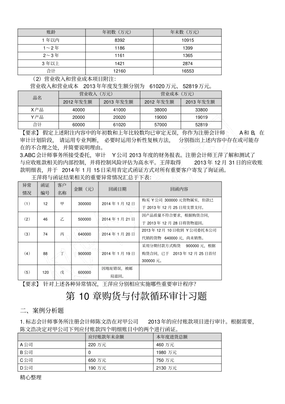 审计课后习题修正_第2页