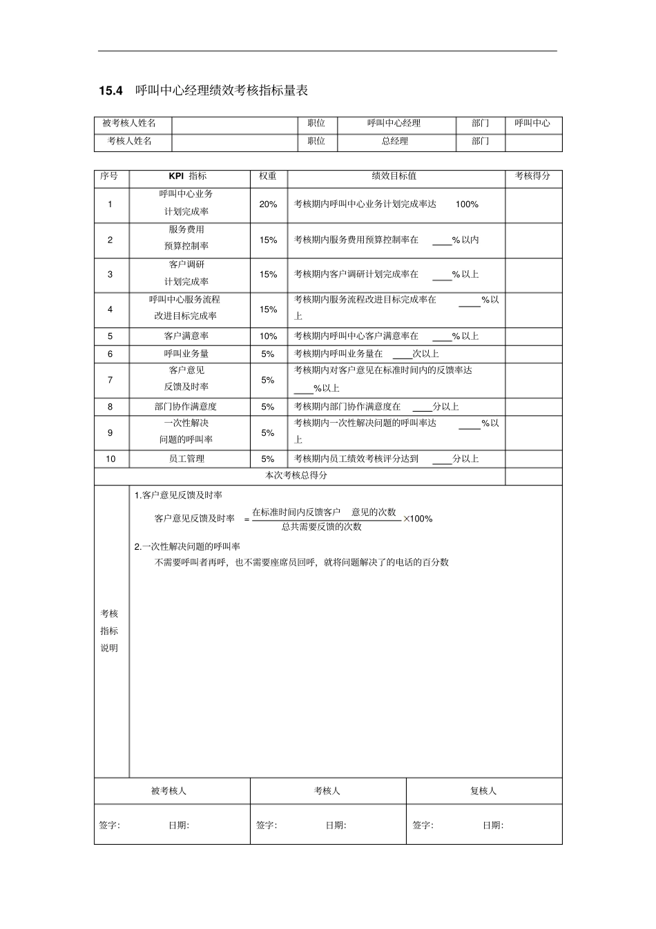客户服务人员绩效考核_第3页