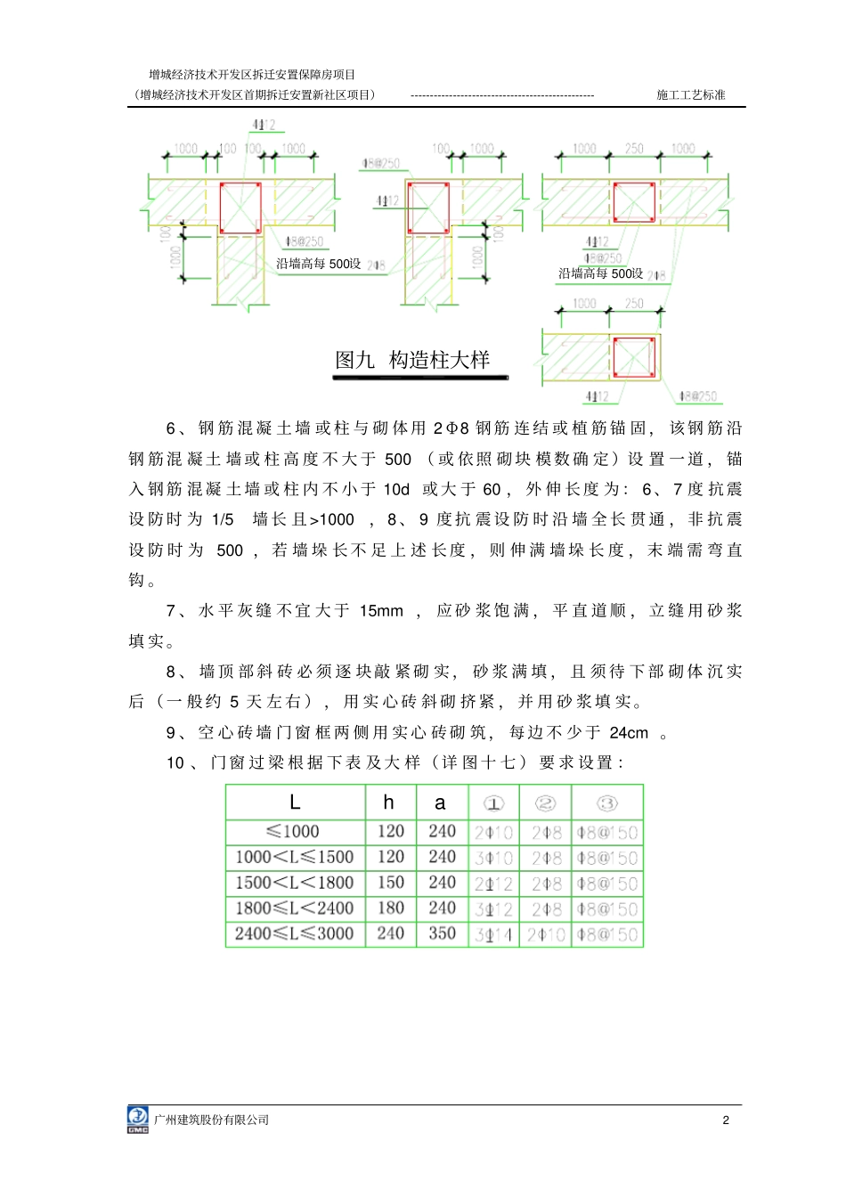 室内砌砖、批荡施工的技术要求_第2页