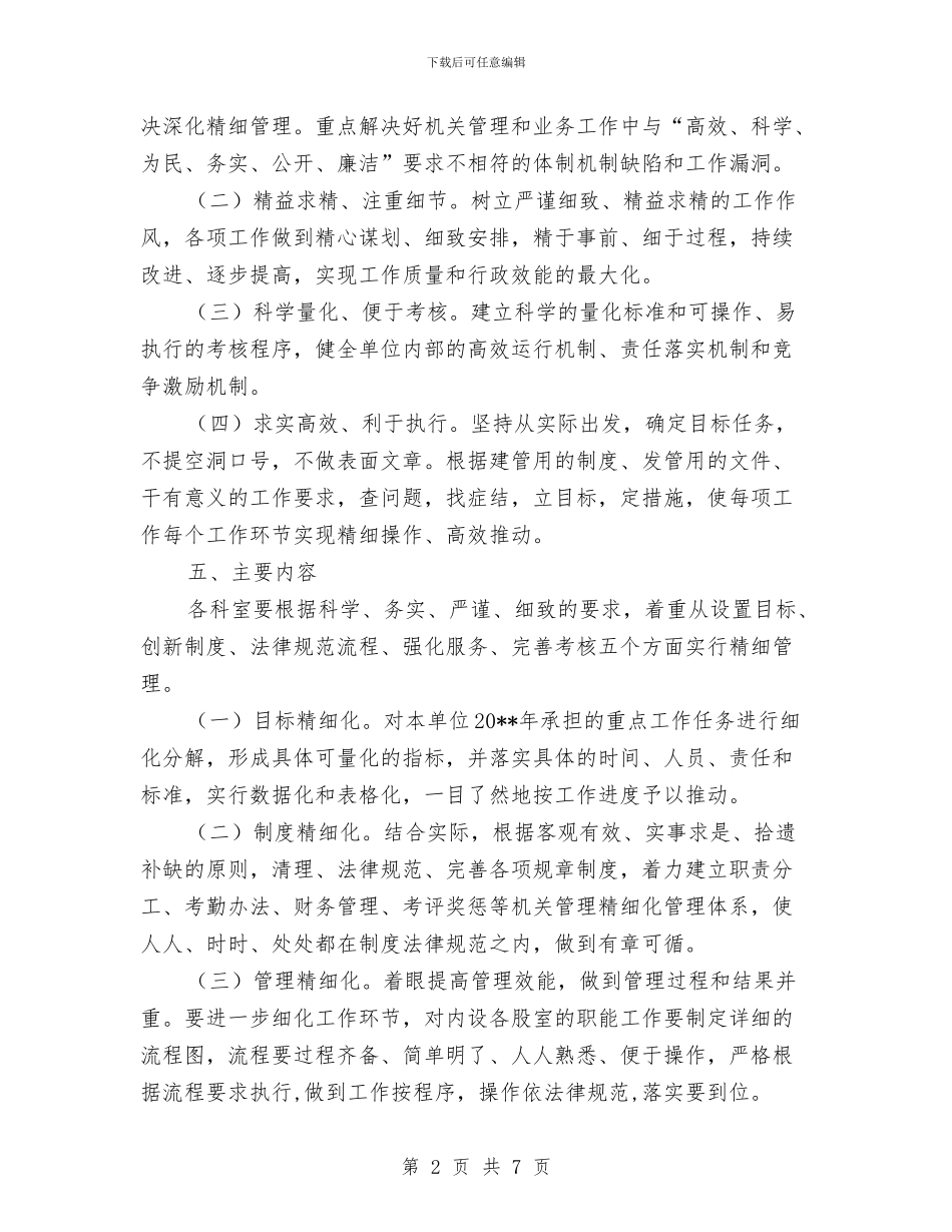 精细管理年主题实践实施方案与精馏塔的故障诊断方案设计汇编_第2页