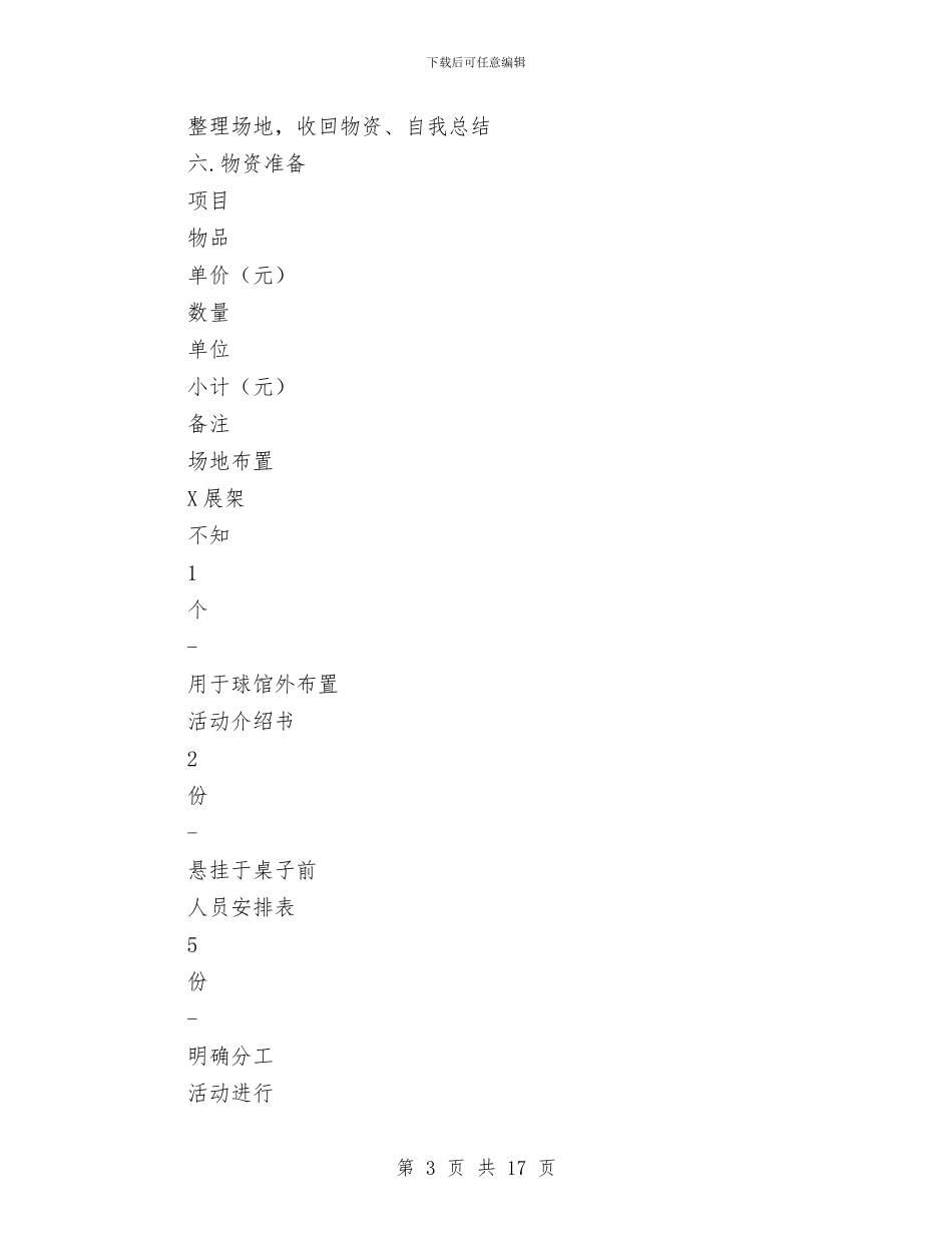 羽毛球开放月活动策划书与羽毛球联赛计划书汇编_第3页