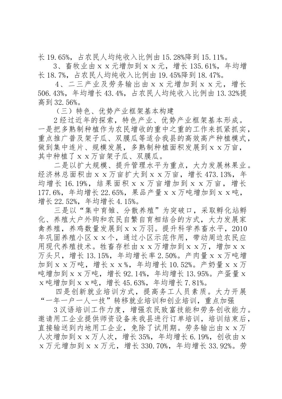 ⅹⅹ县农业产业化发展调研报告_第2页