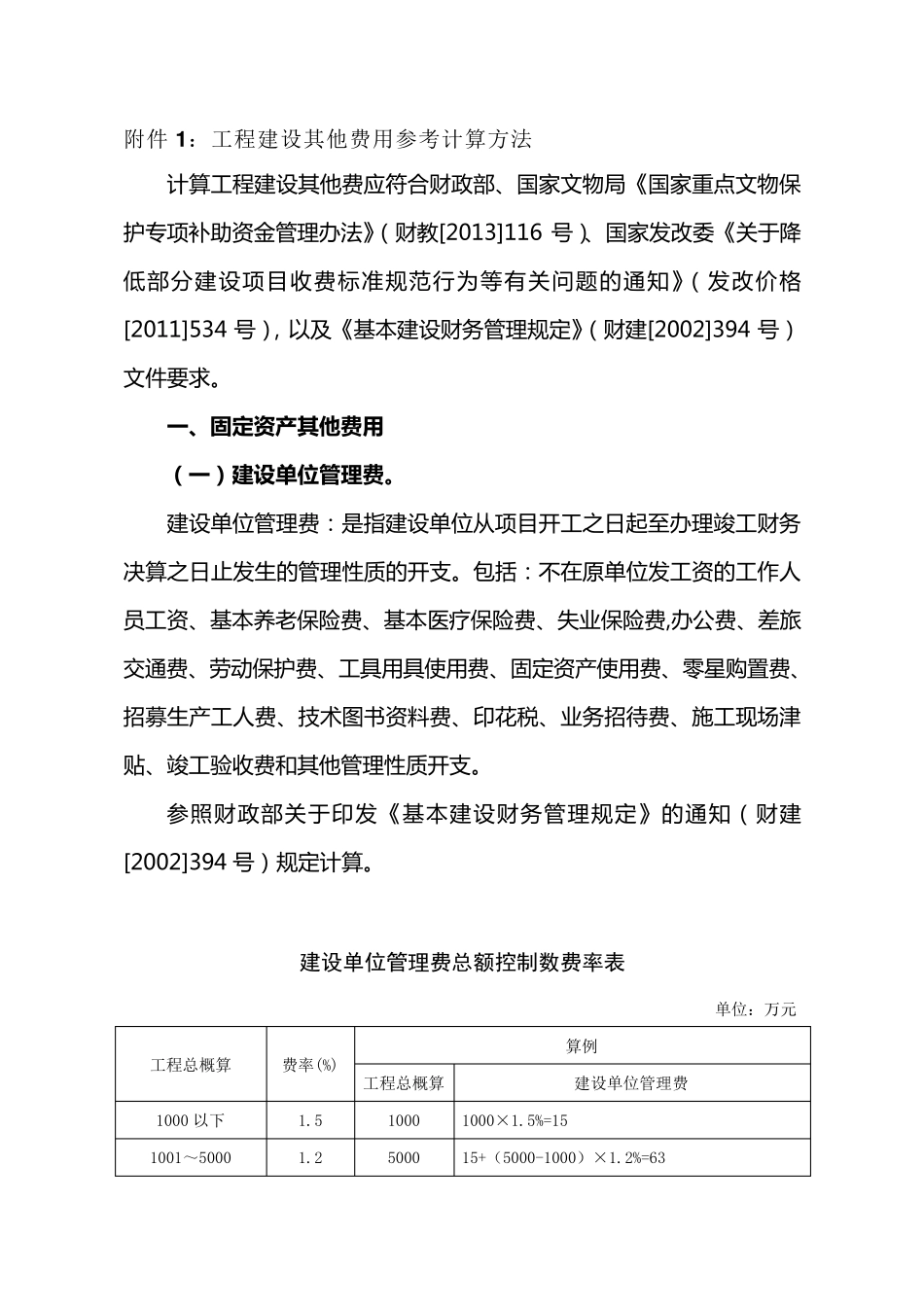 01附件1文物保护工程建设其他费用参考计算方法20131219_第1页