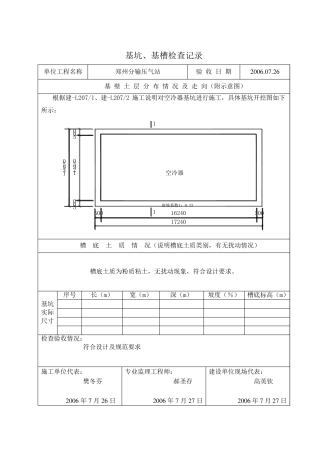 02地基验槽记录