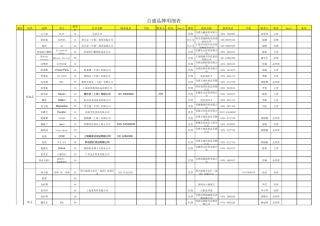 0514百盛品牌明细表(version1)