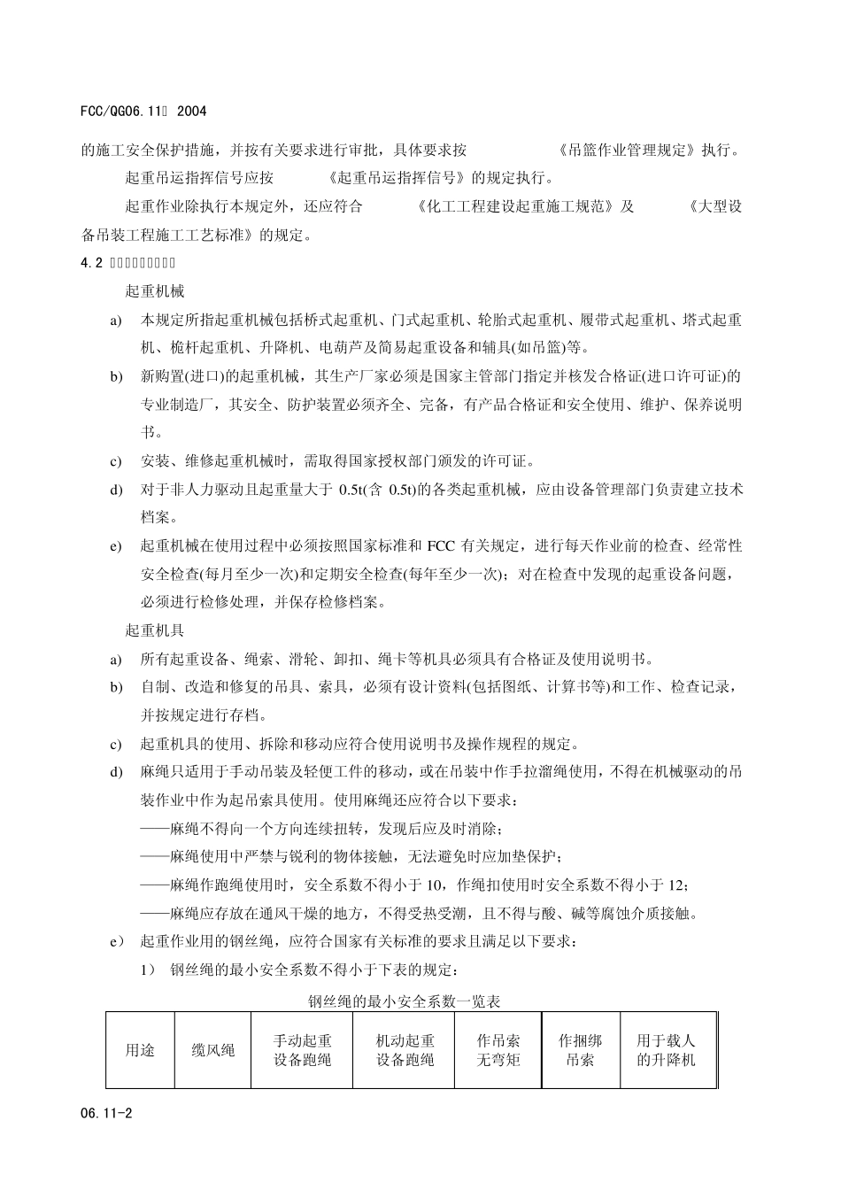0611起重作业HSE管理规定_第2页