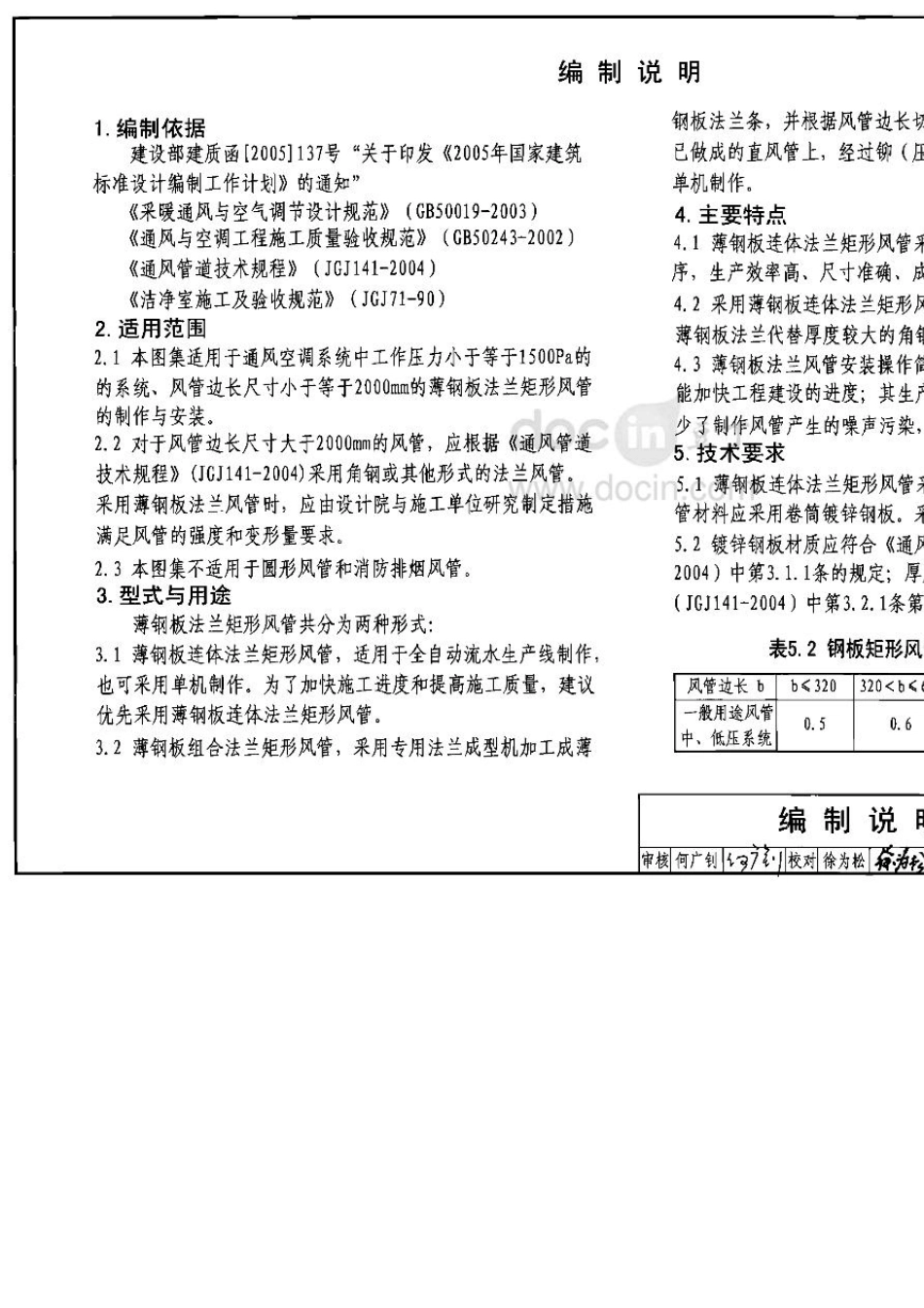 07K133薄钢板法兰风管制作与安装_第3页
