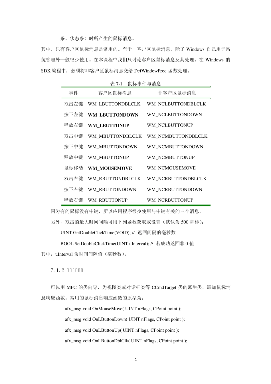 07界面编程5鼠标、键盘与光标(windows编程技术)_第2页