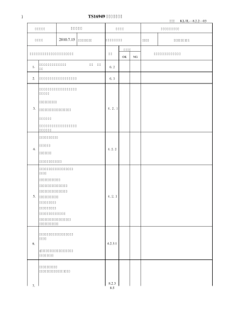 08)SOP和MOP内部审核检查表