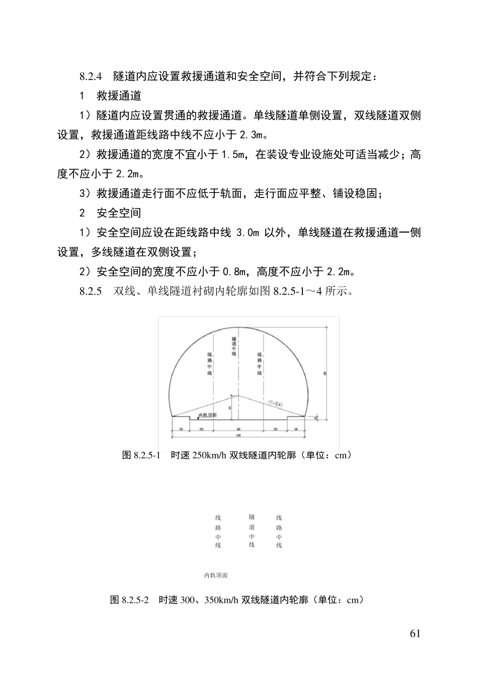 08高速铁路设计规范条文(8隧道)_第2页