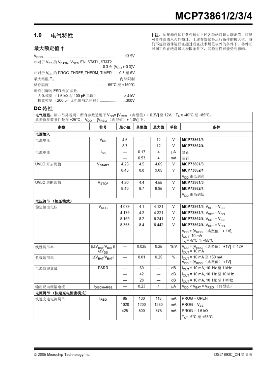 1.2A线性双节锂电池充电芯片_第3页