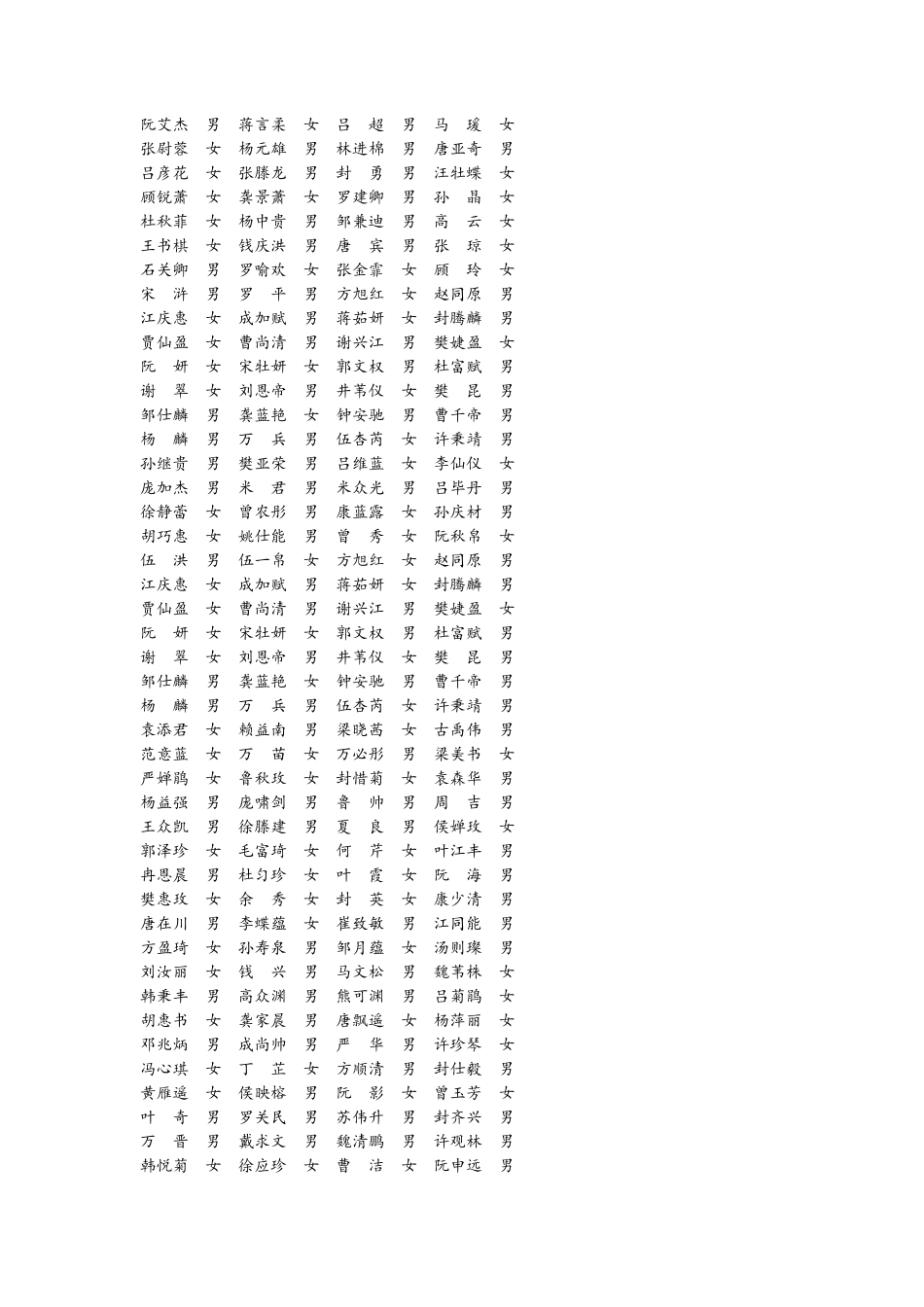 1000个人的名随机生成_第2页