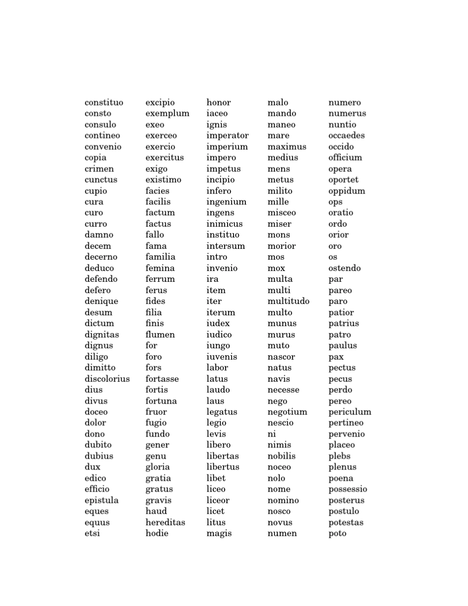 1000拉丁语常用单词_第3页