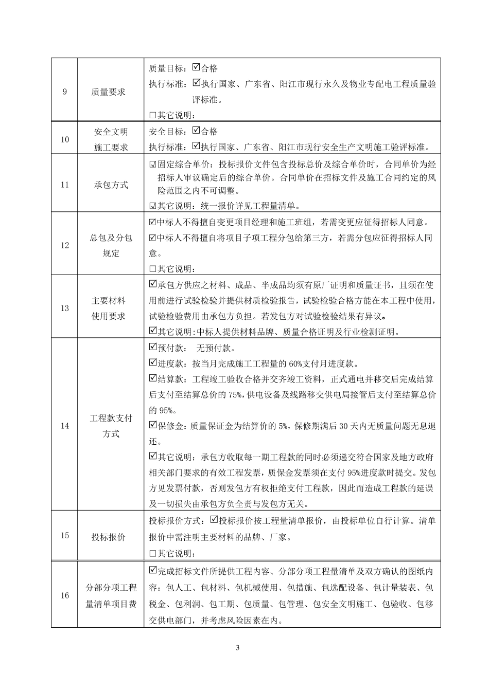 10KV配电工程招标文件_第3页