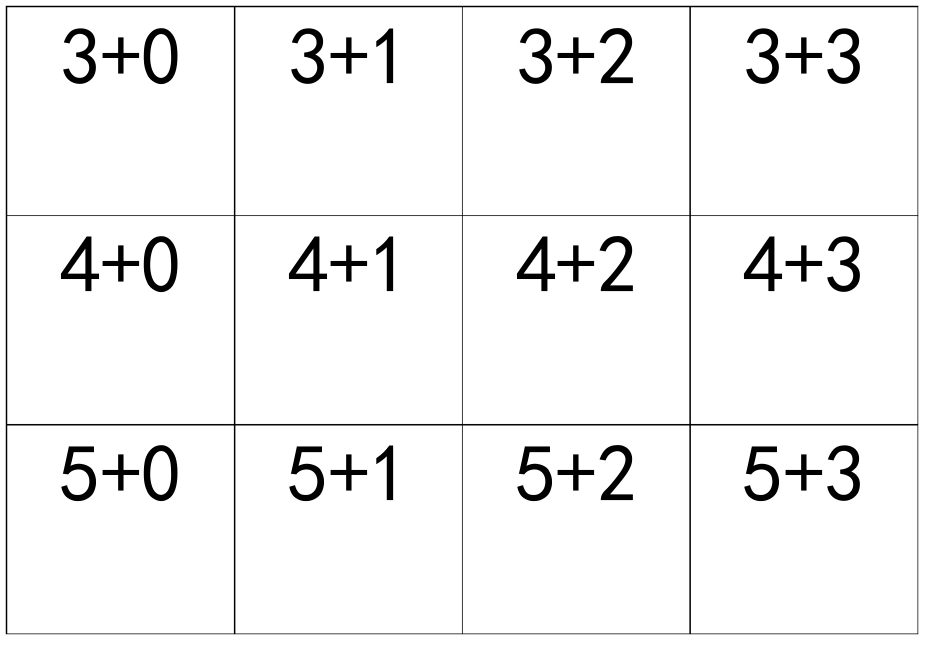 10以内加减法口算字卡A4纸直接打印,可修改内容,卡片大小_第2页