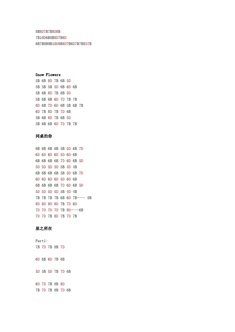 10孔布鲁斯口琴谱_第3页