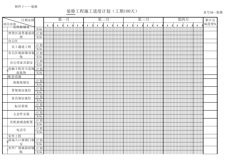10工程进度周报表_第3页