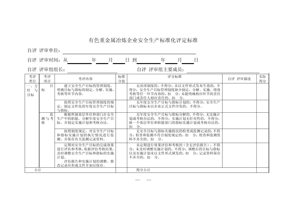 10有色重金属冶炼企业安全生产标准化评定标准_第3页