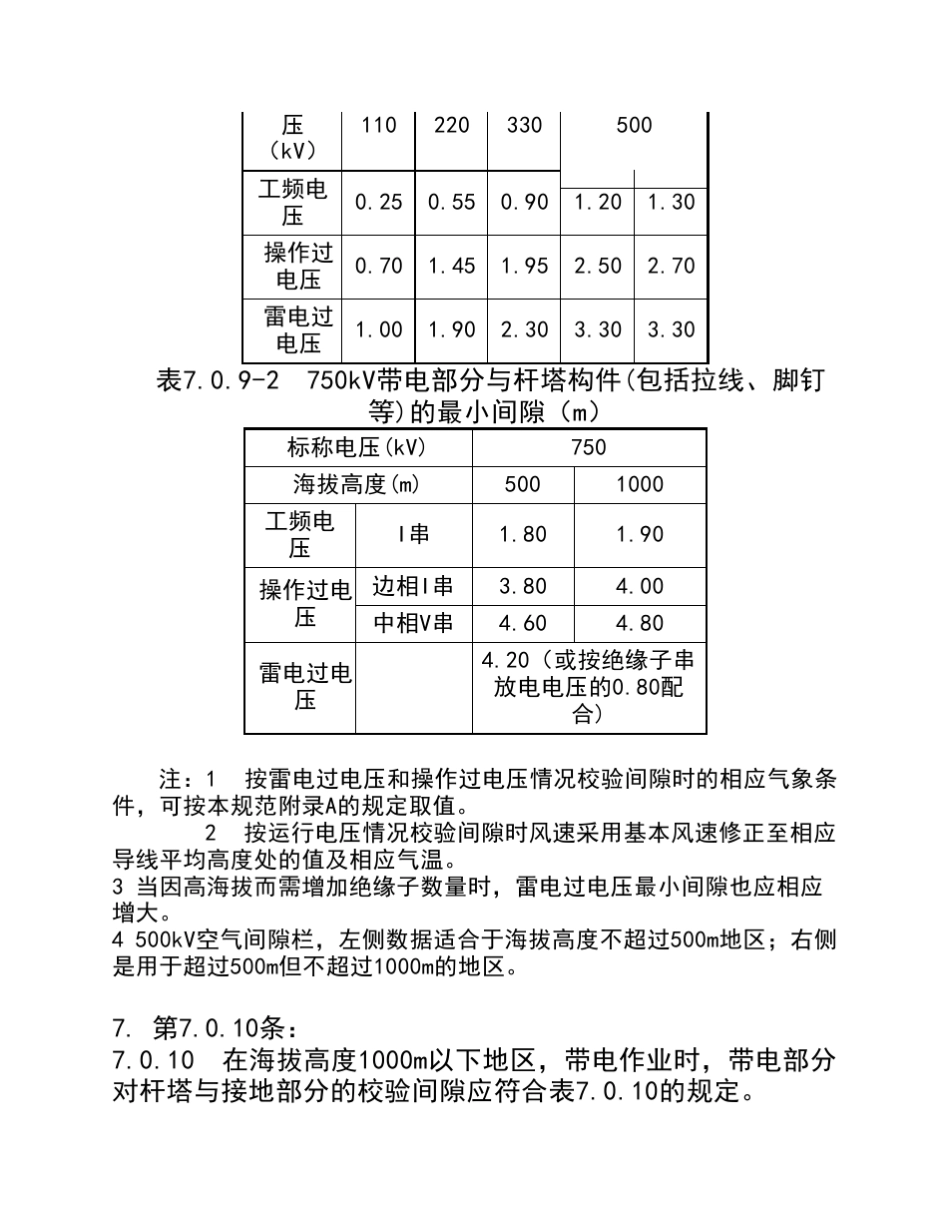 110KV~750KV架空输电线路设计规范(GB505452010)强制性条文word整理版_第3页