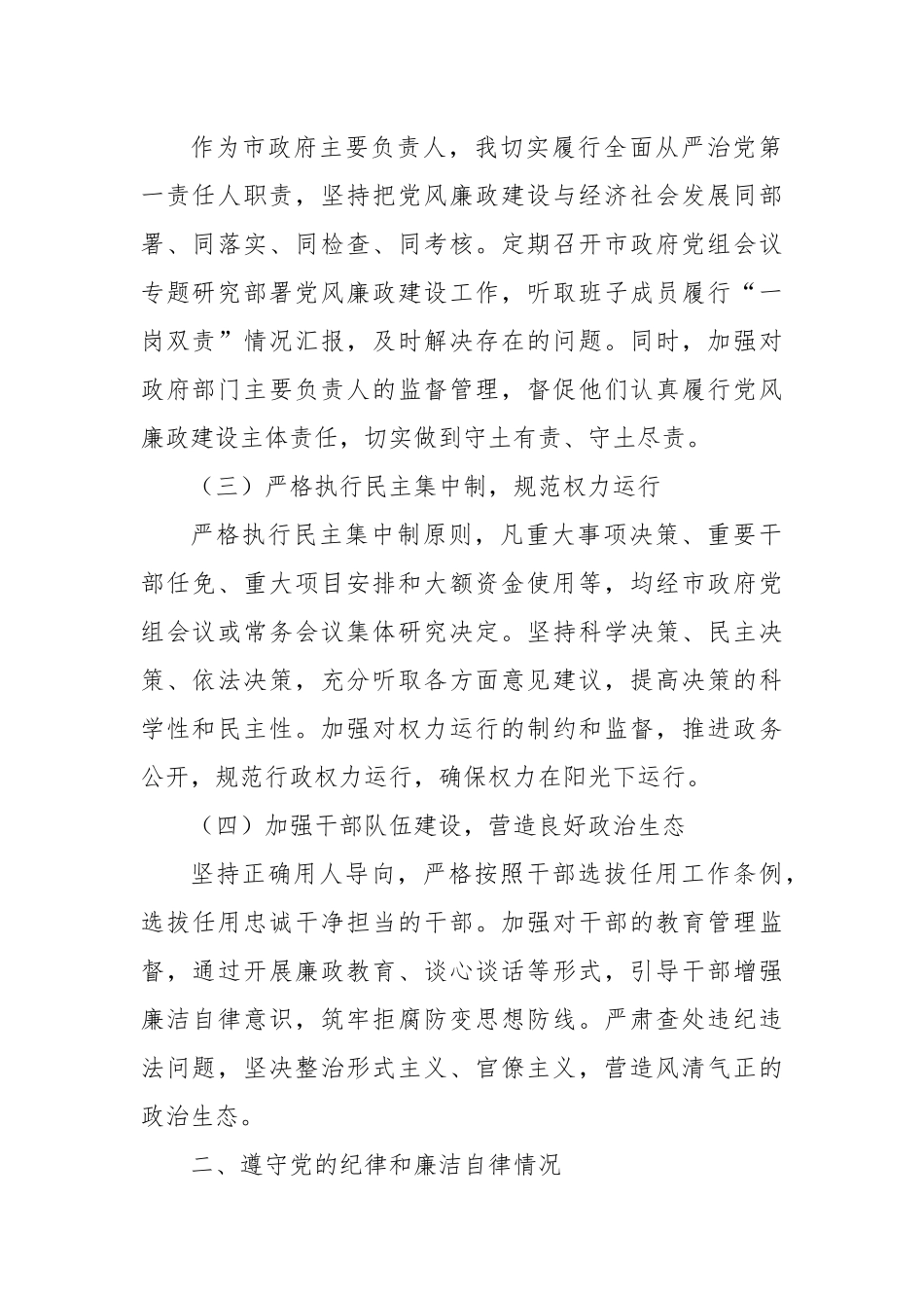 市长2024年述责述廉报告_第2页