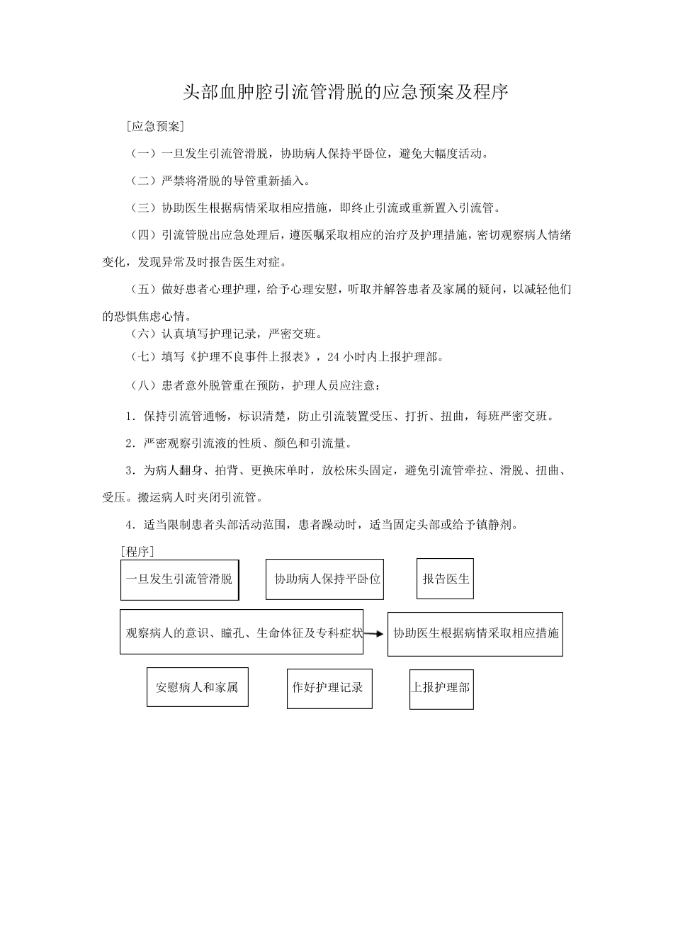 11神经外科导管脱落应急预案_第3页