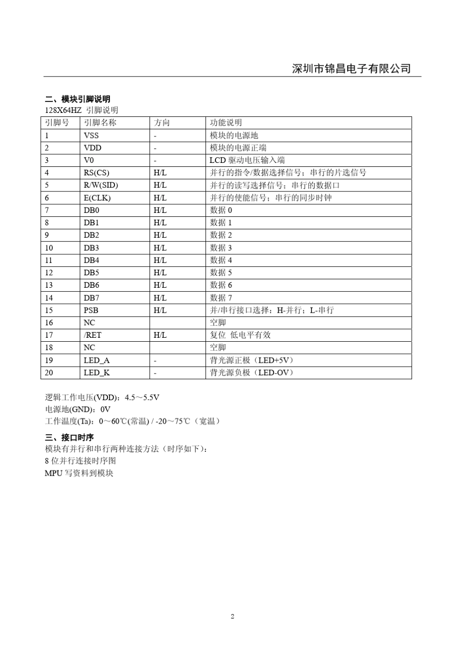 12864详细中文资料_第2页