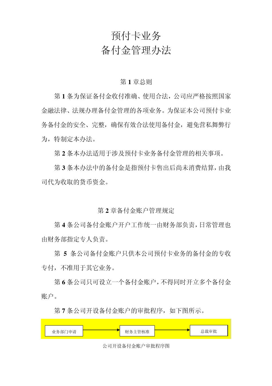 13备付金制度及专项说明(支付牌照申请文档)_第1页