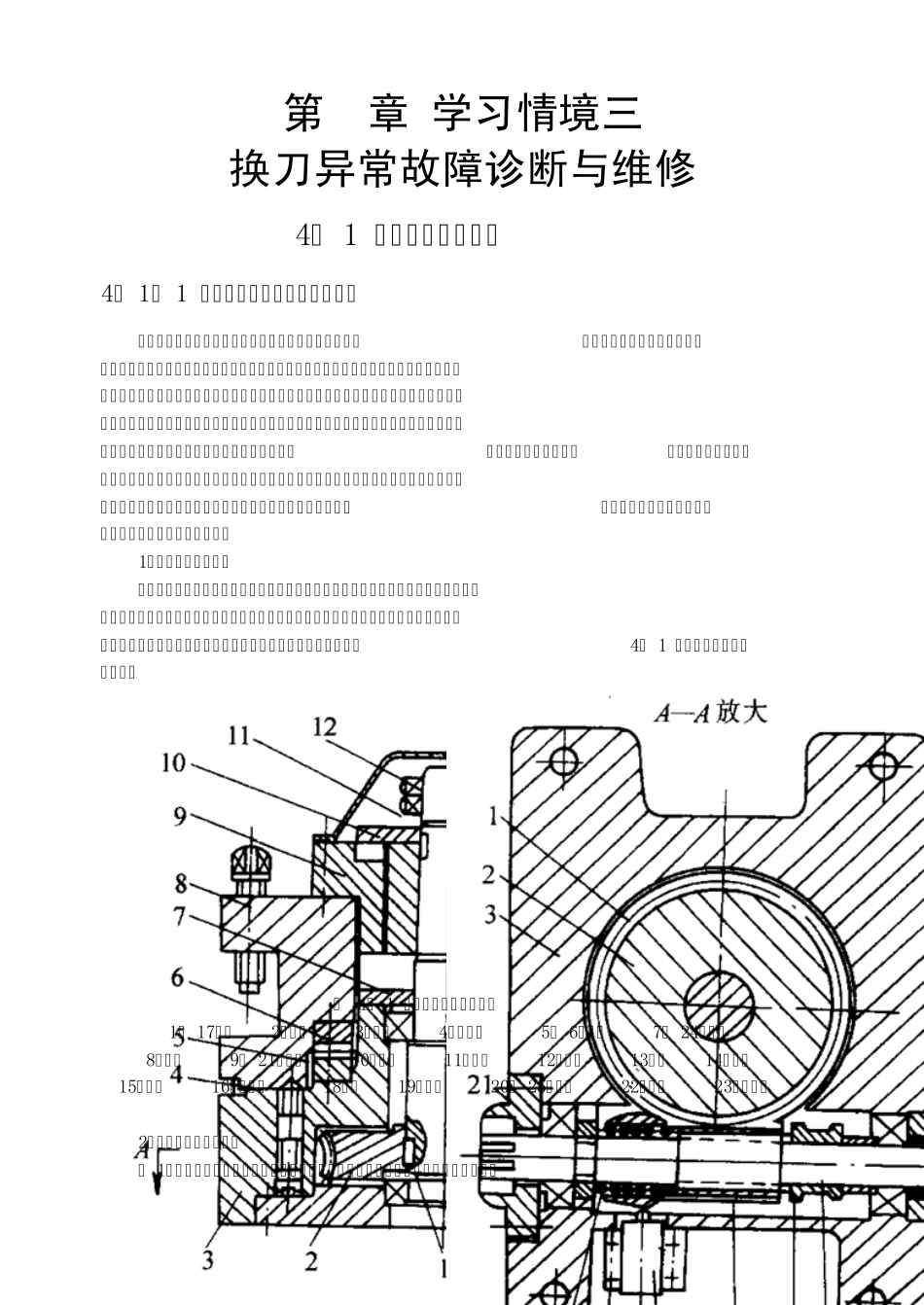 13换刀异常故障诊断与维修_第1页