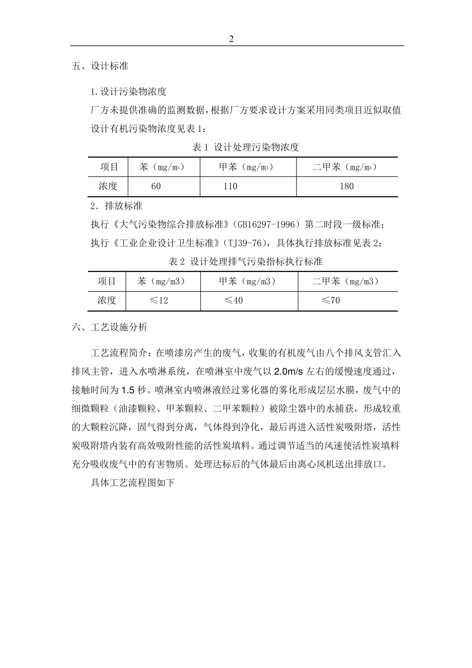 144000m3h喷漆废气处理工程方案_第3页