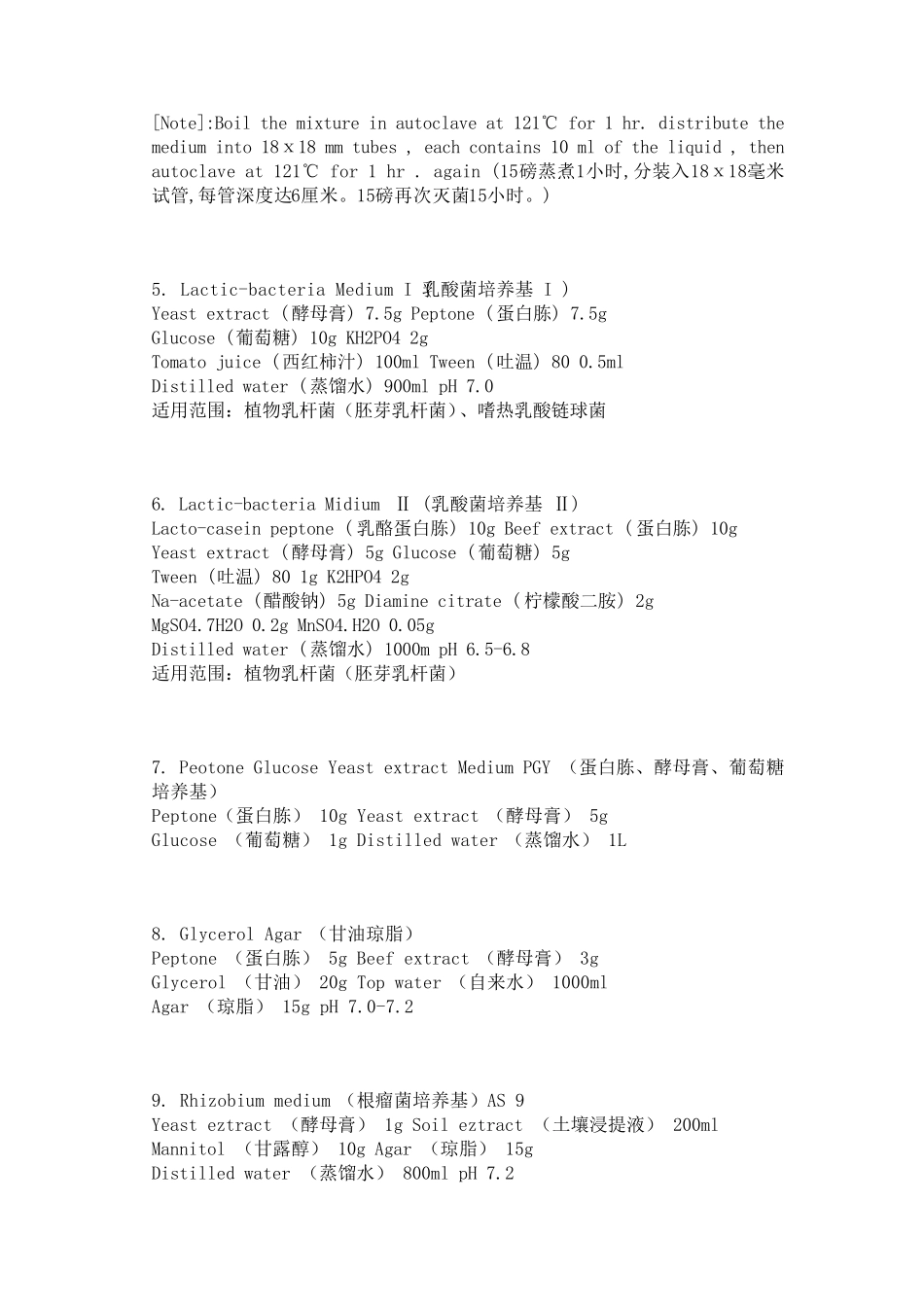 146种常见培养基的配方_第2页