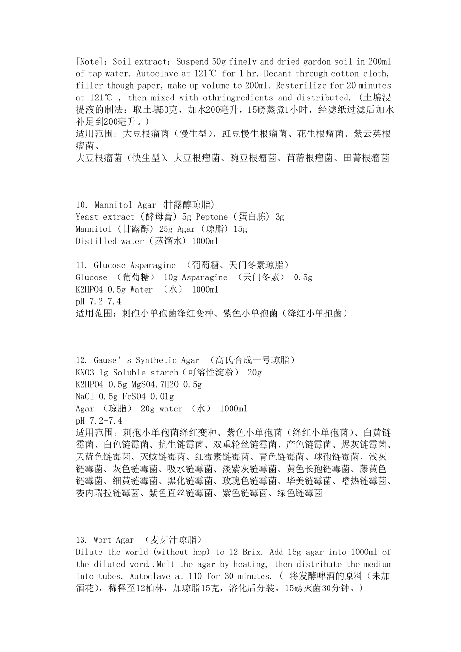 146种常见培养基的配方_第3页