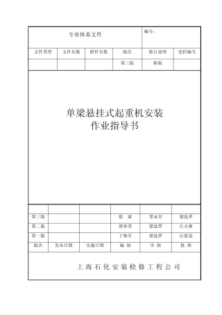 15.单梁悬挂起重机
