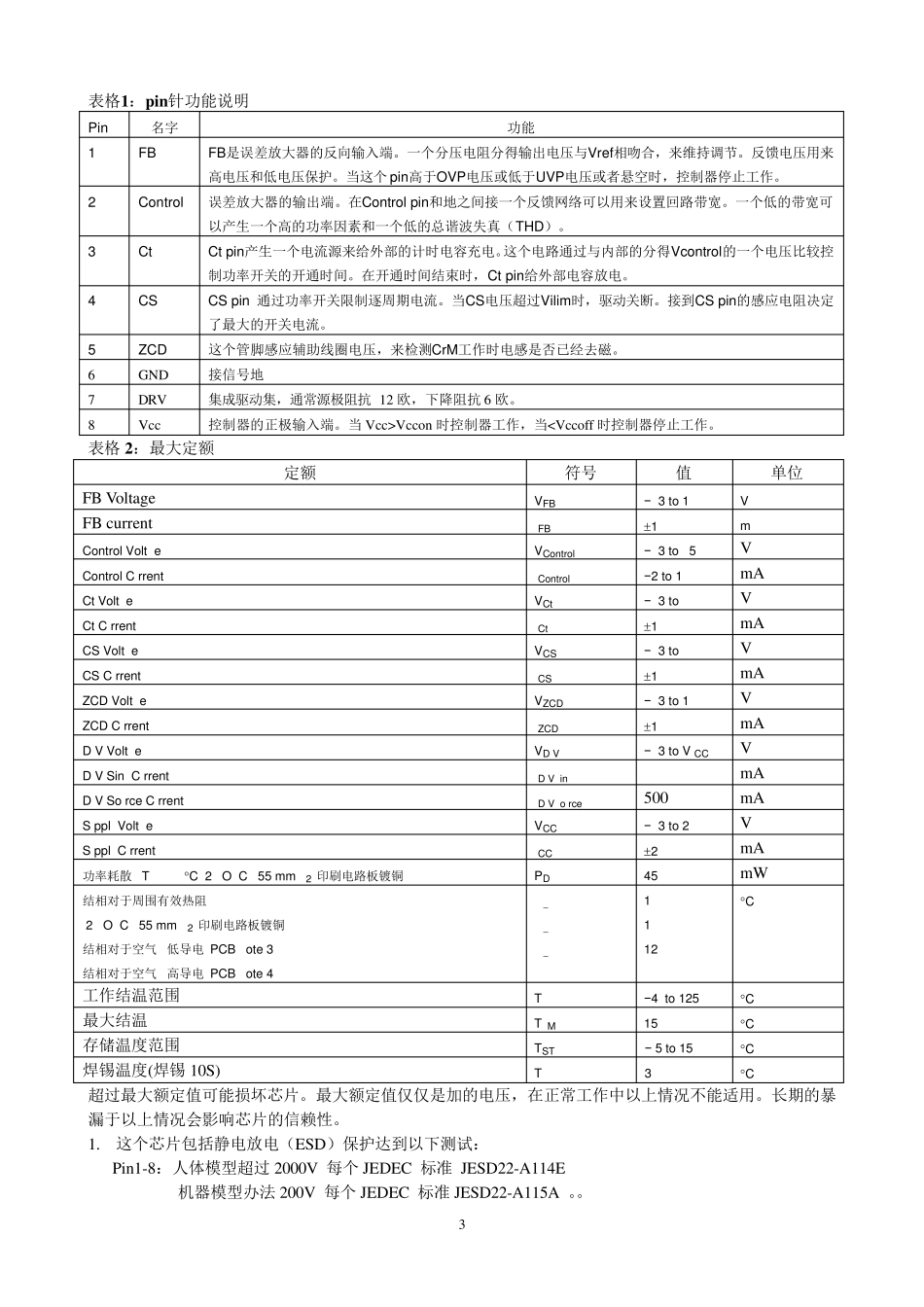 NCP1608中文_第3页