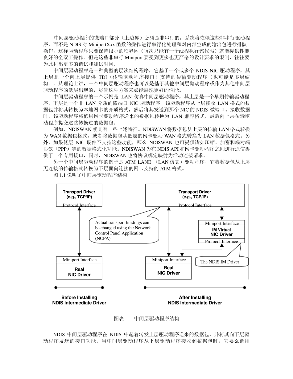 NDIS中间层驱动程序(IMD)开发人员指南ndis_devguide_第3页