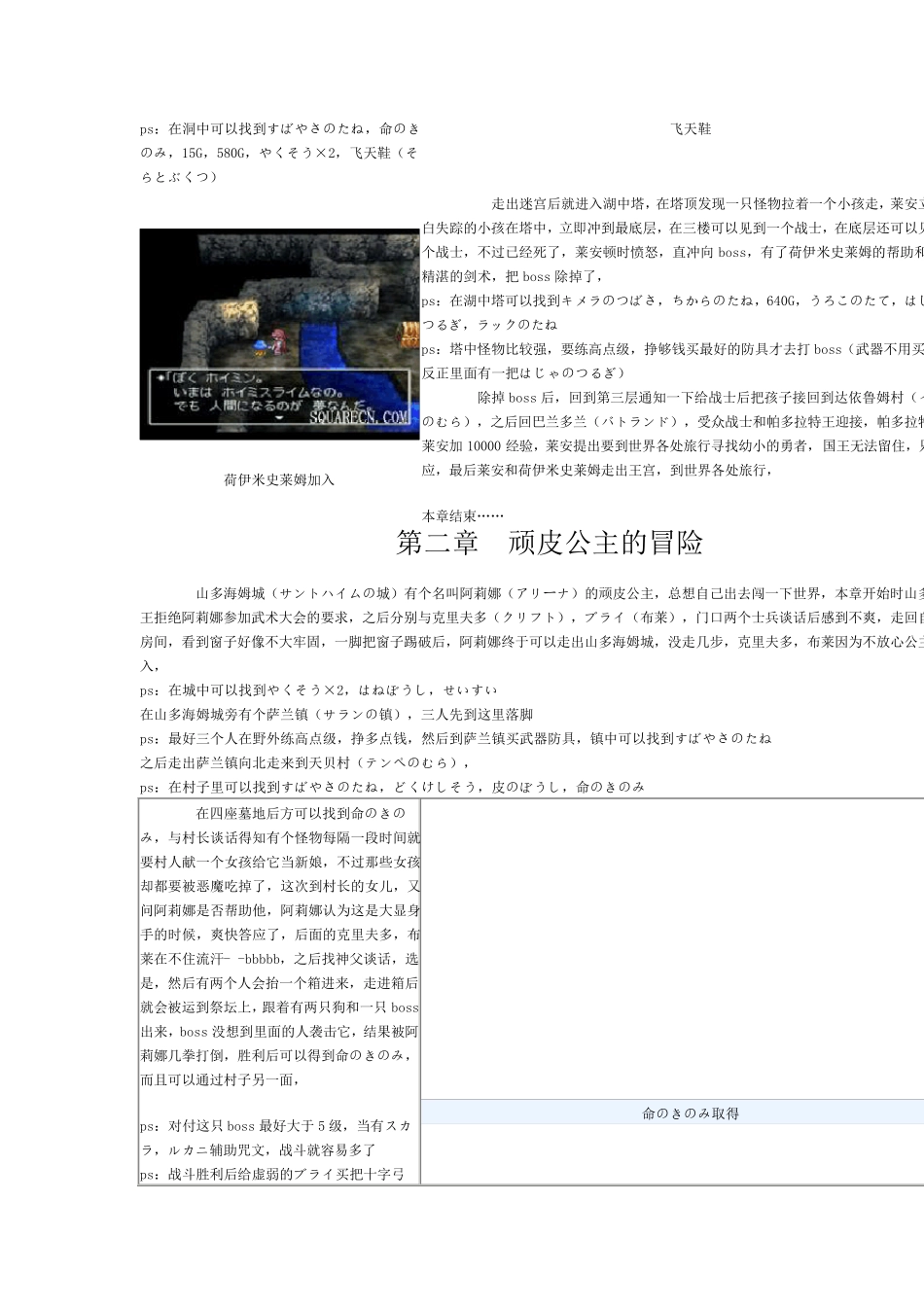 NDS《勇者斗恶龙4》详细图文完全攻略_第2页