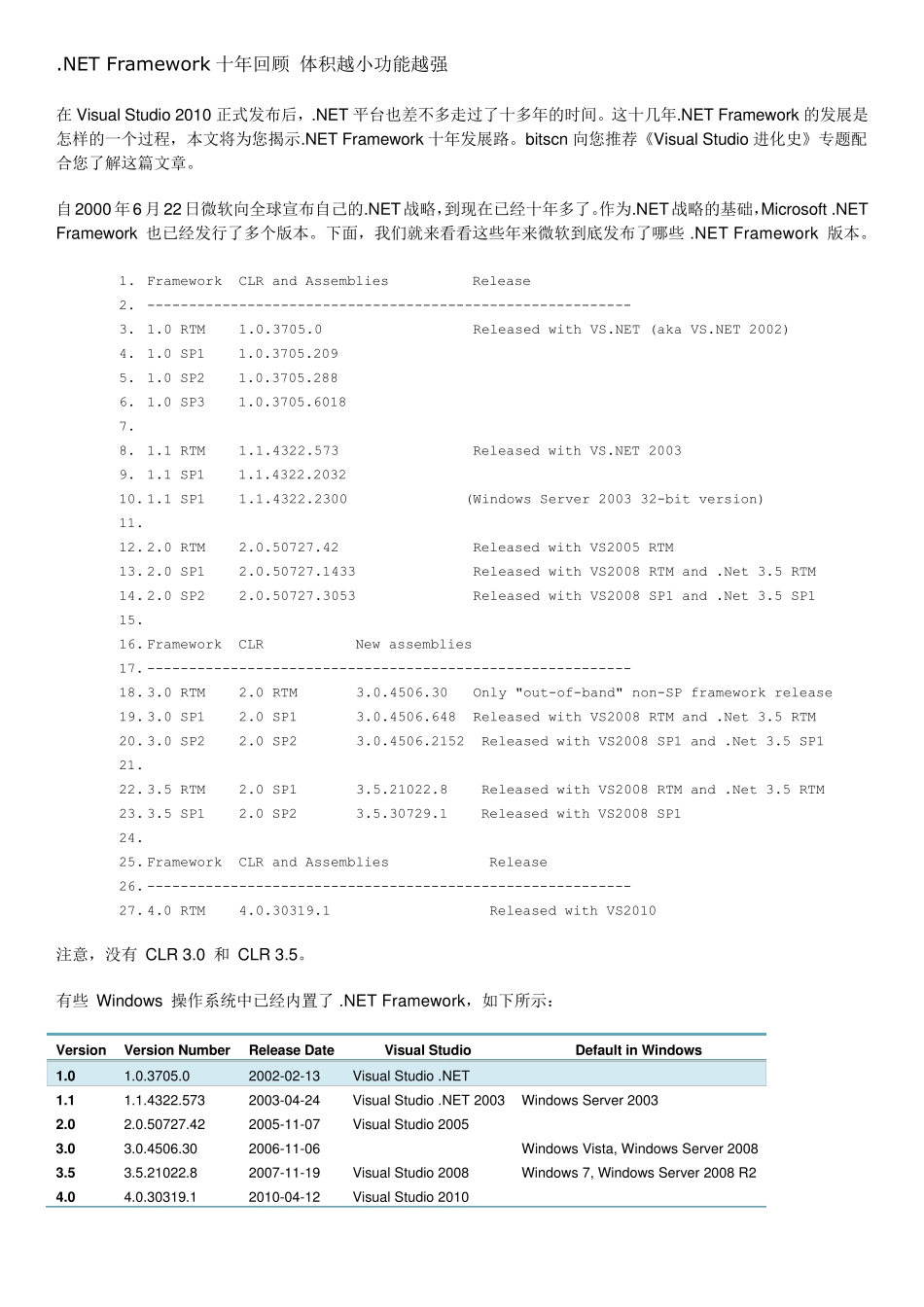 NETFramework十年回顾体积越小功能越强_第1页