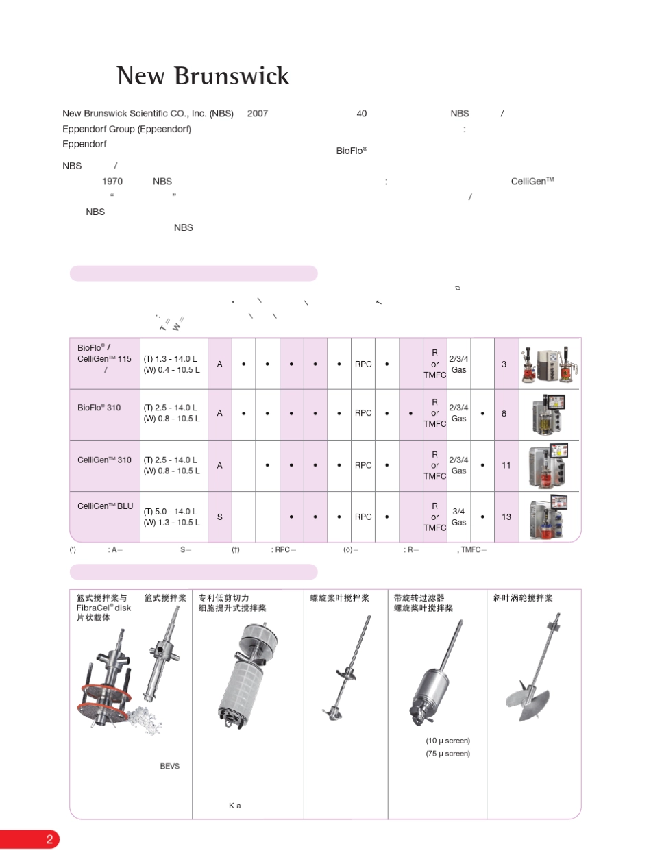 NewBrunswick台式发酵罐及生物反应器_第2页