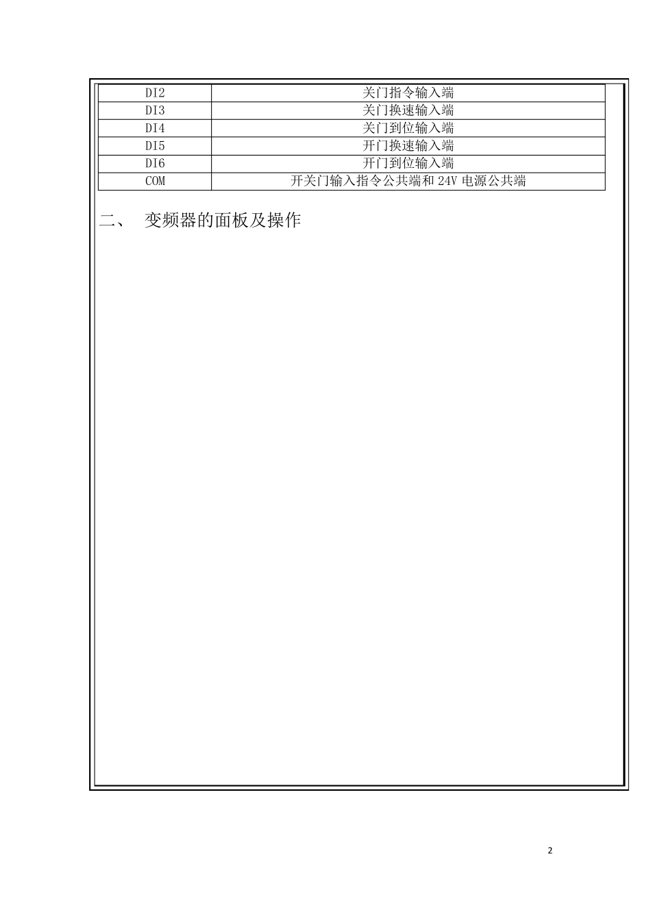 NICE900门机控制器驱动异步电机说明_第2页