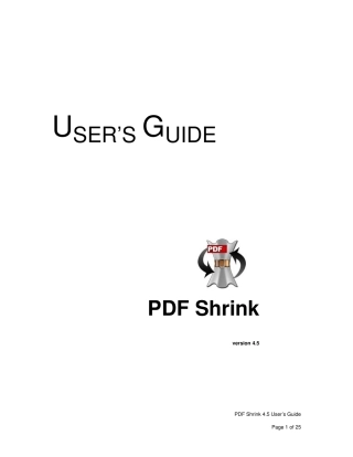 PDFShrink用户指南