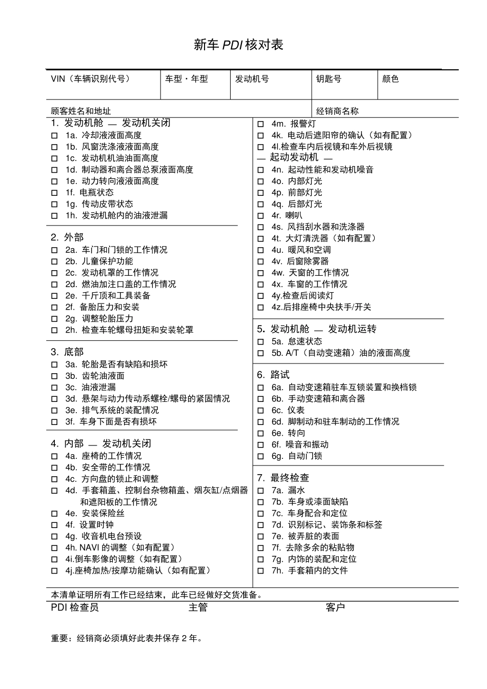 PDI检查相关表格_第1页