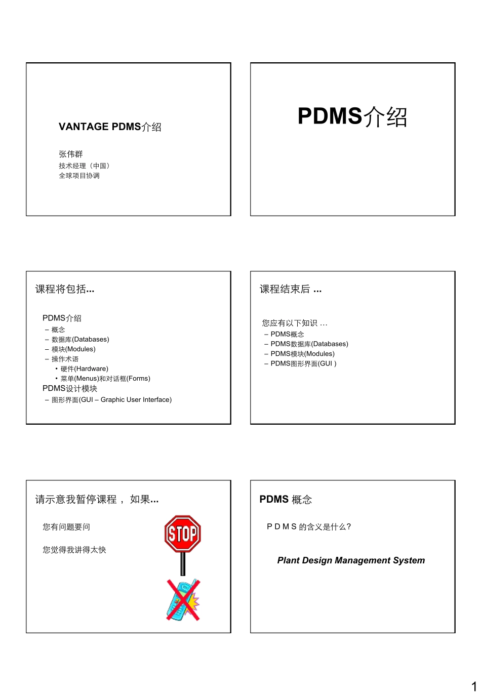 PDMS介绍_第1页