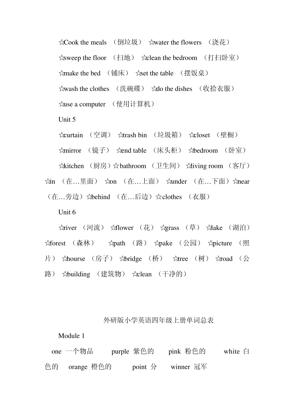 pep小学五年级上册英语单词表_第2页